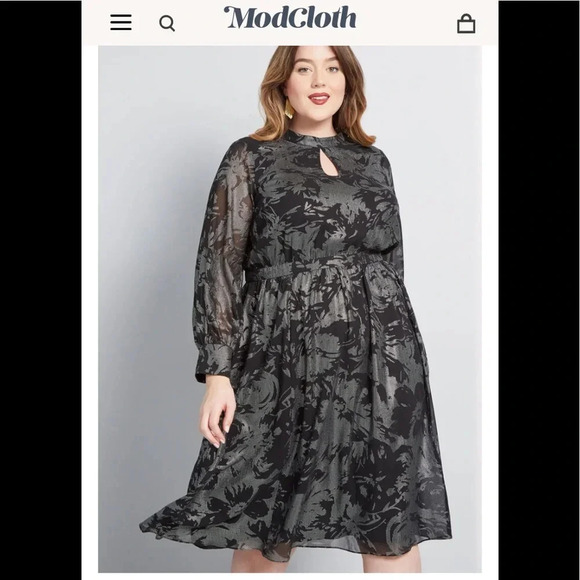 ModCloth More to Adore Long Sleeve Dress New* - Picture 4 of 9